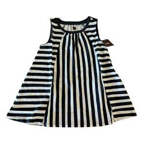NWT Tea Collection Anglesea Trapeze Baby Dress Coal Size 2T